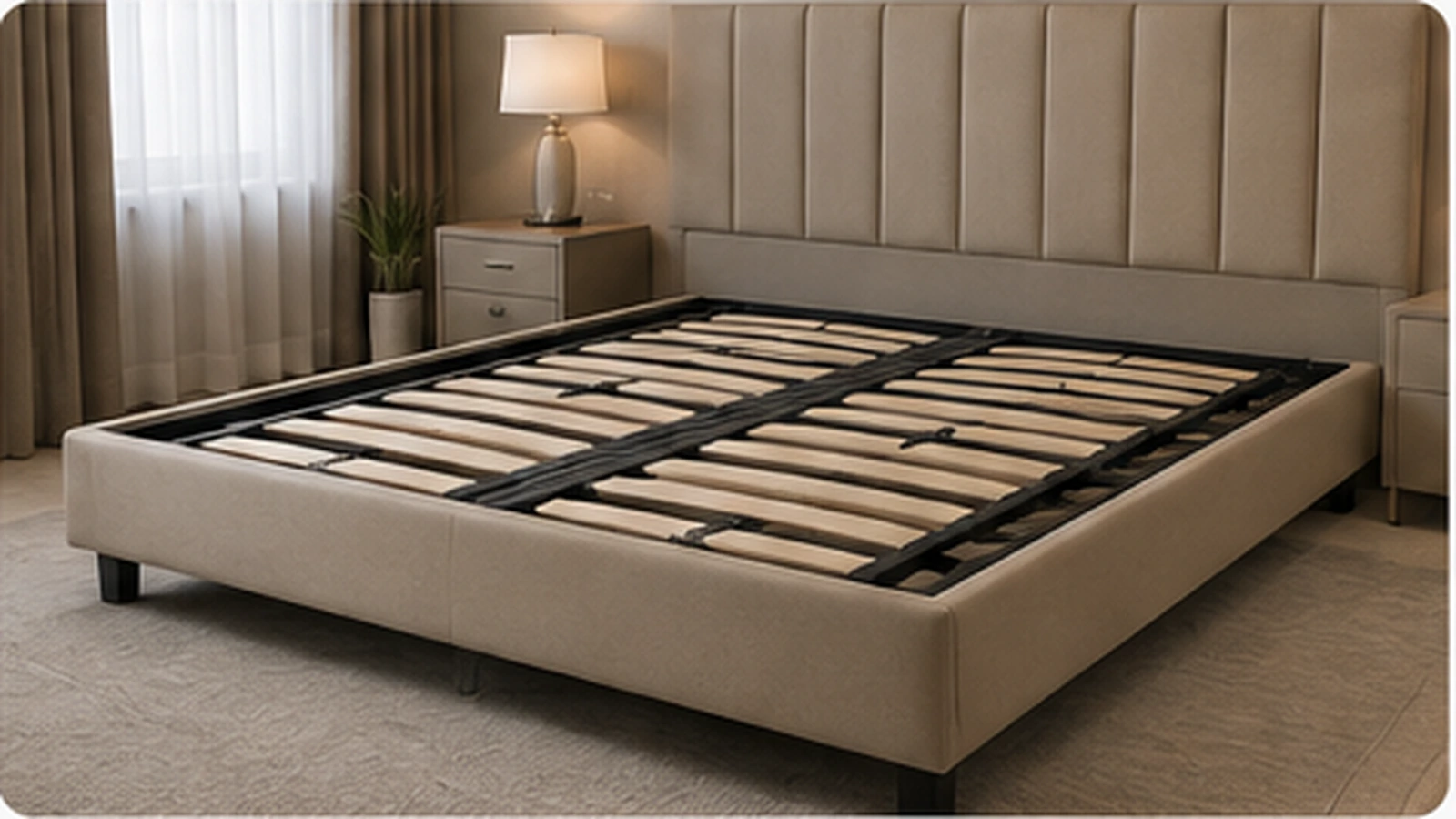 Professional hotel bed base construction for hospitality projects
