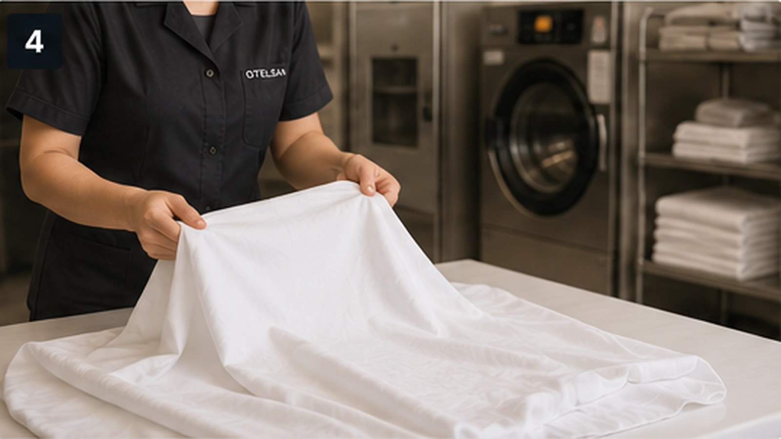 Hotel textile quality control after commercial laundering