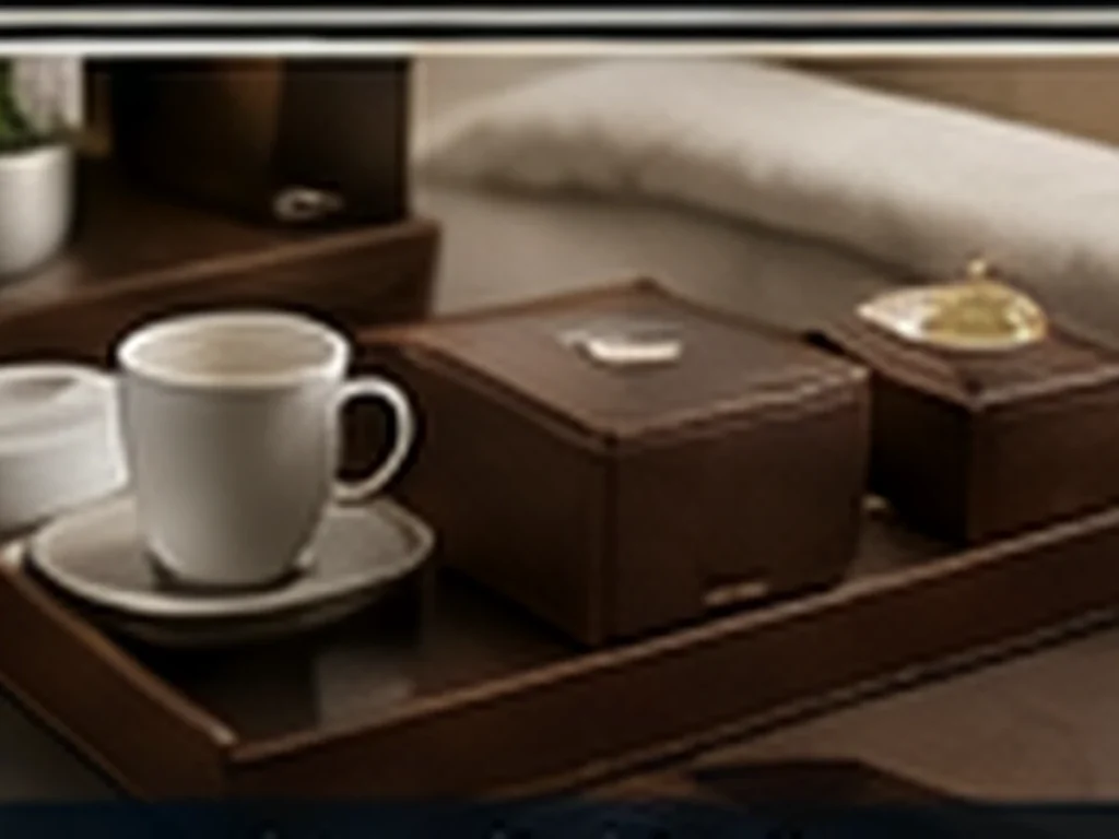 Leather Hospitality Trays professional hotel and guest room equipment