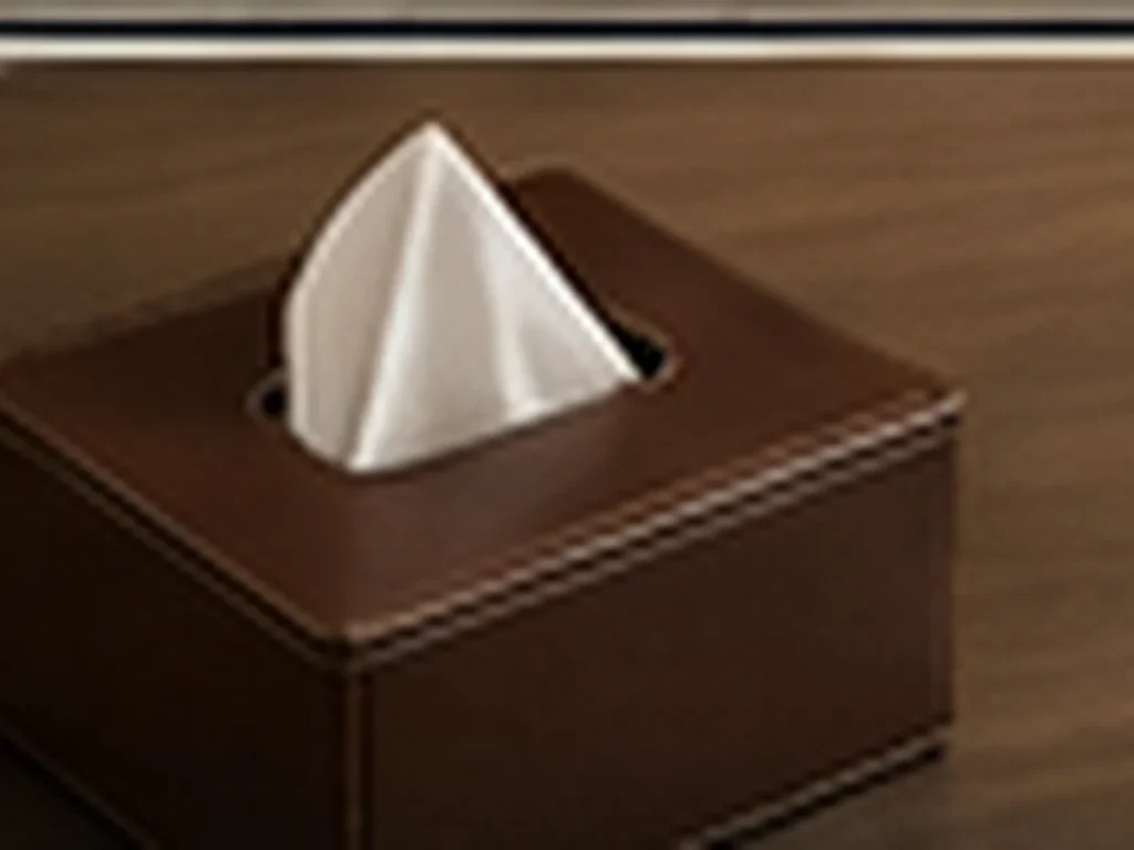 Leather Tissue Boxes professional hotel and guest room equipment